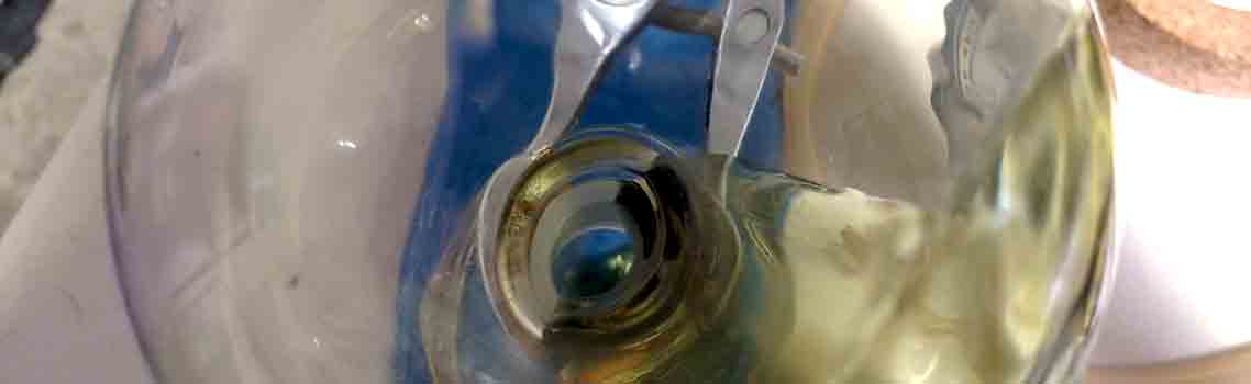 glass distiller detail